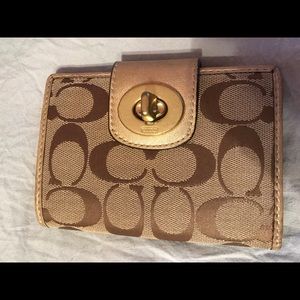 Coach signature wallet